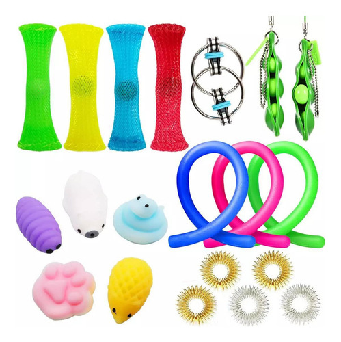 Set Pop It Fidget Toy Push Sensory Pop Pop De 23 Piezas