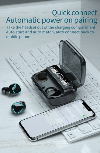 Nnn Audífonos In-ear Inalámbricos Bluetooth M10 Negro Color