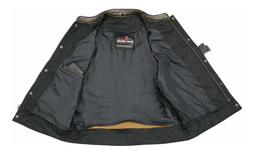Mens Soa Club Del Cuero Del Estilo Del Chaleco W / Patch Fun