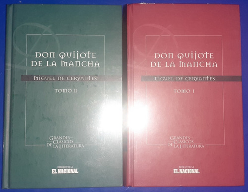 Don Quijote De La Mancha Miguel Cervantes 2tomos