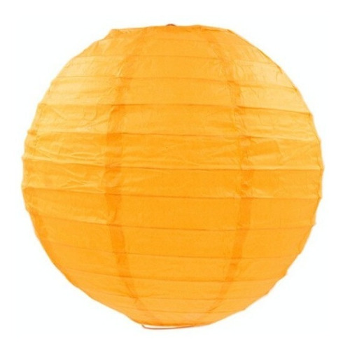 Pantalla China O Papel Naranja 20 Cm ( Lote 10 Pzas )