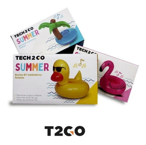 Bocina Inalambrica Portatil Inflable Summer Tech 2 Go /g
