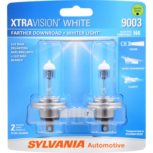 Foco 9003 H4 Xtra Vision White Par Sylvania