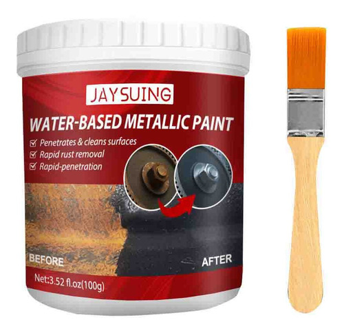 Pintura Metálica A Base De Agua, Removedor De Óxido Metálico