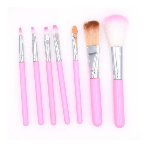 Set De 7 Brochas De Maquillaje Para Maquillaje De Sombra De