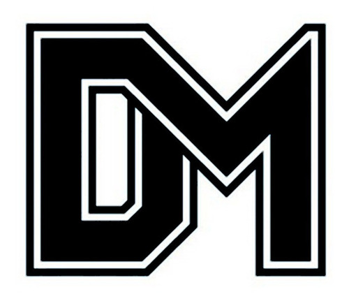 Vinilo Logo Marca Diego Maradona 10x10 Dm