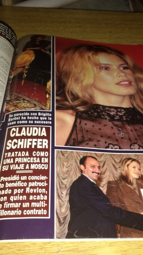 Hola 2728 Claudia Schiffer Tratada Como Princesa Moscu 1996