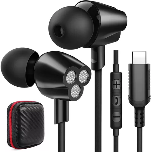 Auriculares Con Cable Usb C / Negros