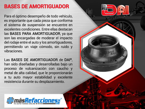 Par Bases Amortiguador Traseras Seat Ateca 16-21 Dai