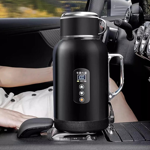 Hervidor De Agua Eléctrico Para Coche De 1400 Ml, Sin Base
