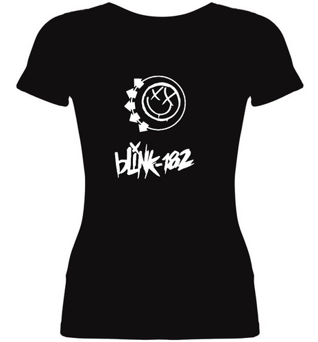 Remera Algodón Mujer Blink-182 Pop Punk Rock