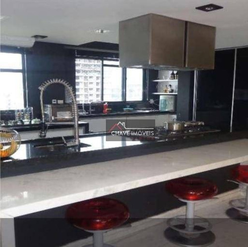 Imagem 10 de 29 de Cobertura À Venda, 400 M² Por R$ 3.990.000,00 - Canto Do Forte - Praia Grande/sp - Co0060