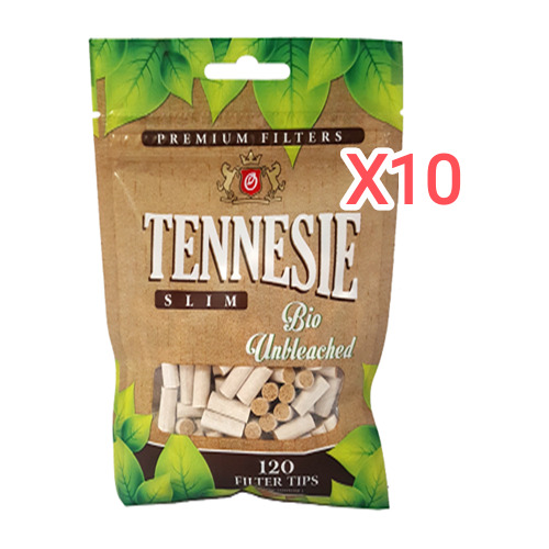 10 Filtros Tennesie Biodegradables Slim