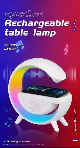 Led Wireless Charing Speaker Parlante Portatil