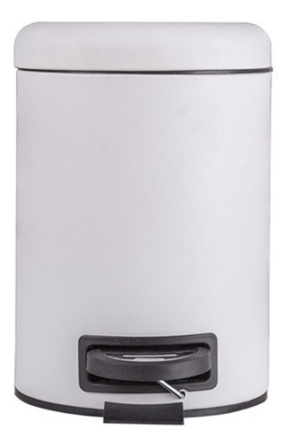 Imagen 1 de 4 de Cesto Basura Para Baño Acero Inoxidable Con Pedal Metalico