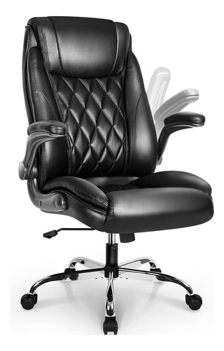 Neo Chair Silla De Oficina Para Computadora, Respaldo Alto,. Color Negro