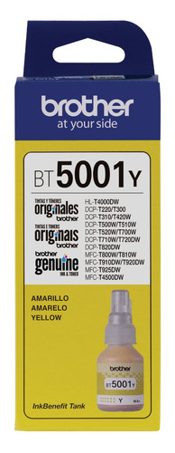 Tinta Brother Bt5001 Colores T220 T520w T720dw T925dw T4500d