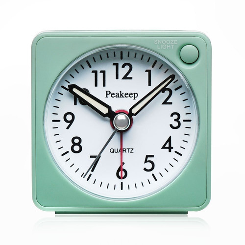 Ultra Small, Peakeep Batería De Viaje Reloj Despertador Con