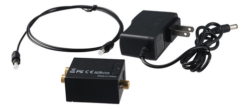 Convertidor De Audio Digital A Analógico Con Cable De Fibra