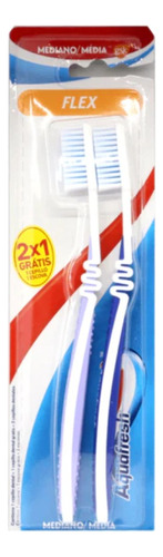 Cepillo Dental Aquafresh Flex Medio X2