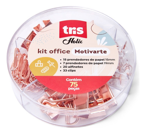 Kit Multi Set Holic Motivarte Rosé Pote C/ 75 Un Tris