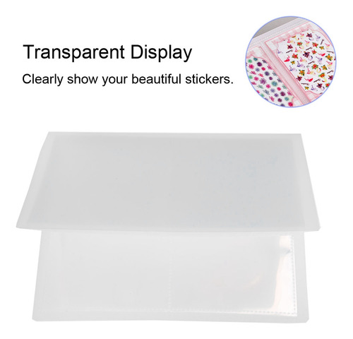 Álbum De Pegatinas Para Uñas, 20 Páginas, Para Coleccionar Á