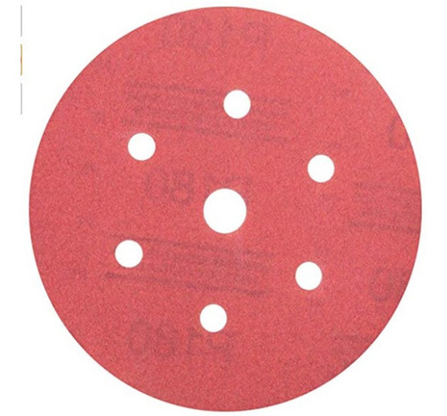 Lija Disco P/ Lijadora Roto Orbital 3m #180 X Caja De 50 Uni