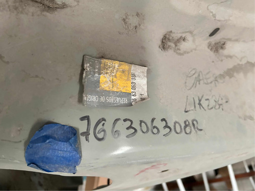 Refuerzo Interior De Guardabarro Trasero Renault Fluente