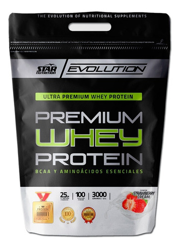 Premium Whey Protein 3kg Proteína Star Nutrition 