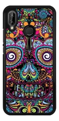 Funda Protector Para Huawei Calavera Arte Mexico Azteca 1 N