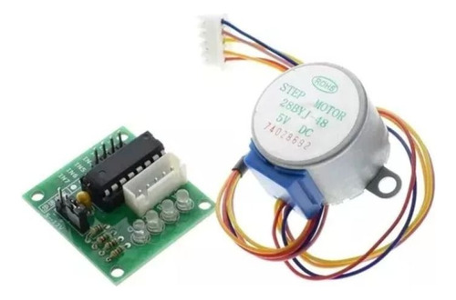5 Pzas De Motor A Pasos 28byj-48 Con Driver Unl2003, Arduino