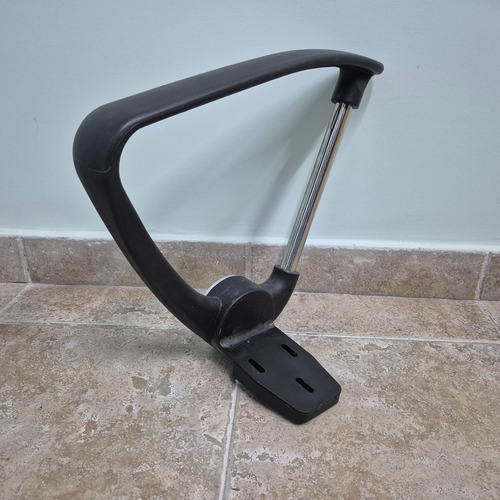 Apoyabrazo Repuesto P/silla Sillon Oficina Escritorio Negro Pvc