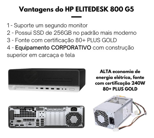 Computador Pc Barato Automação Pdv Escritório I7 Ssd 256gb W (Recondicionado)