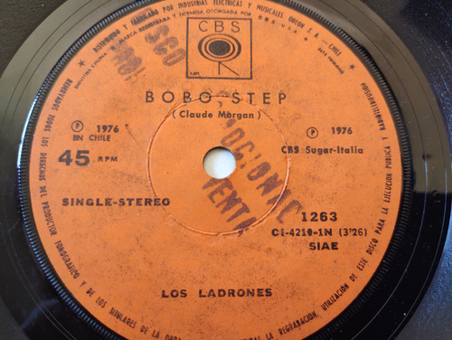 Vinilo Single De Los Ladrones - Parasol ( U93 (Usado)