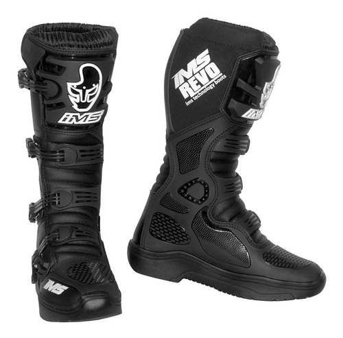 Imagem 2 de 4 de Bota Ims Revolution Preta 2020 Cross Offroad Promoção