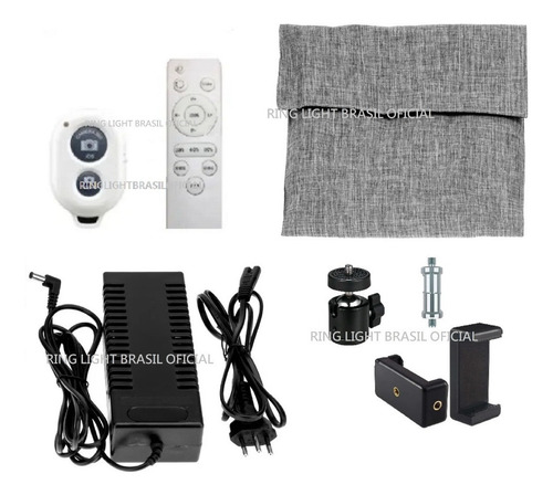 Kit Iluminador Hing Light 80w 19p 48cm C/ Tripé - MLG 048a