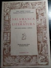 Libro Salamanca En La Literatura - Cortes Vazquez, Luis