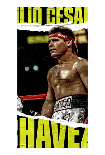 Póster Papel Fotográfico Chavez Campeon Mexicano 80x120