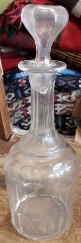 Licorera Botellon Vidrio Antigua 26 Cm