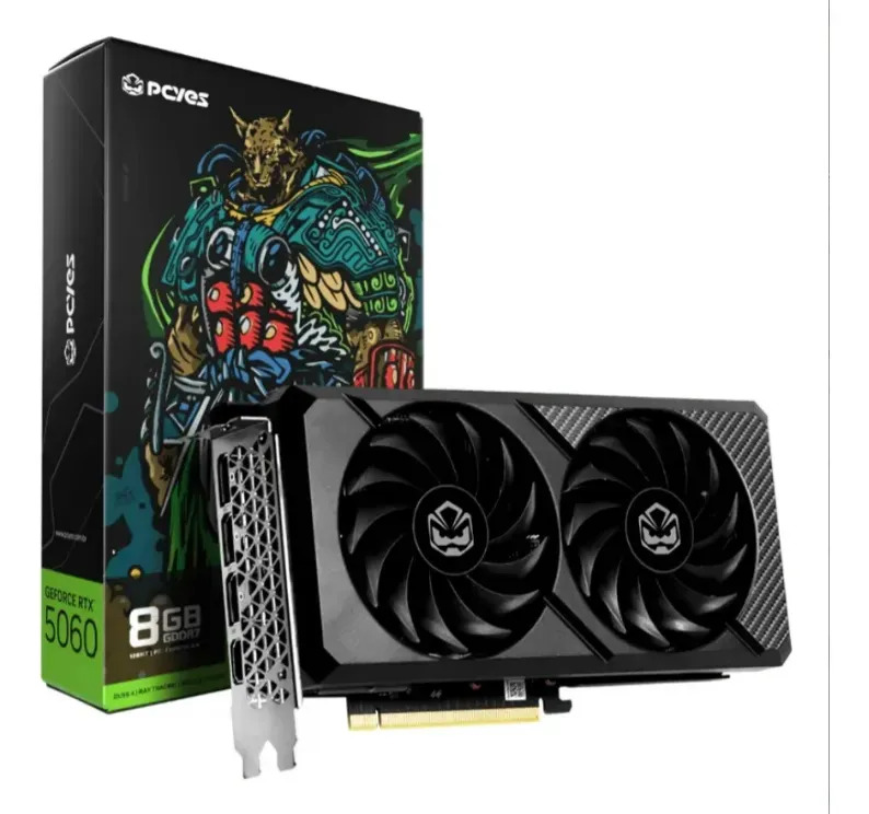 Placa De Vídeo Pcyes Geforce Rtx 5060 8gb Gddr7 128 Bits