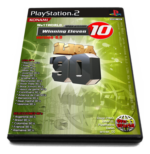 Juego Para Playstation 2 - Ps2 - Winning Eleven 10 Liga 90s