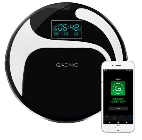 Aspiradora Robot Gadnic 3 Funciones Control Por App Mapeo Aspira Trapea Y Barre
