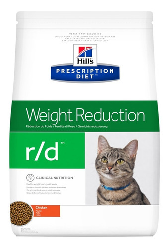 Alimento Gato Hills R/d Felino Weight Loss 3.85kg Razas