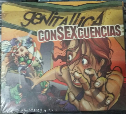 Cd Genitallica Consexcuencias  Seminuevo Digipack Masportu$