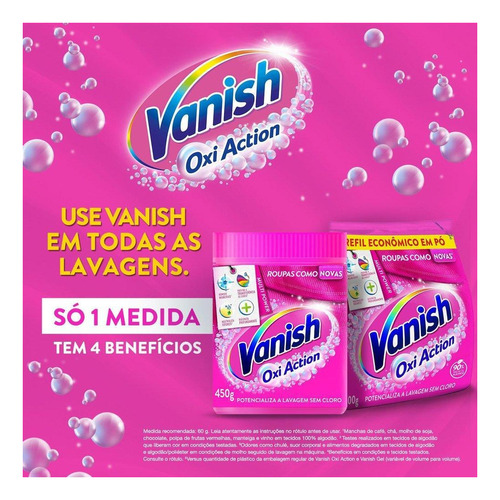 Tira Manchas Em Po Vanish Oxi Action Sache 120g