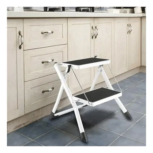 Escalera Multiuso Plegable 2 Peldaños Ultra Compacta