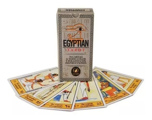 Cartas Tarot Egipcio Iluminarte 78 Cartas Latin Srl