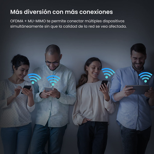 Tenda Wifi 6 Ax3000 Wifi Router Doble Banda Puertos Lan