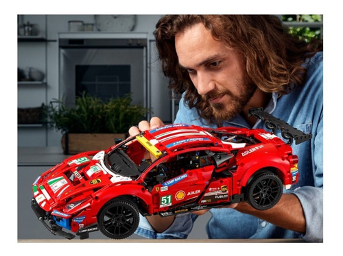 Imagen 5 de 7 de Lego Ferrari Technic 488 Gte Af Corse #51 Entrega Inmediata