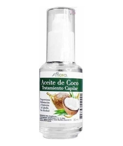 Tratamiento Capilar Aceite De Coco 30ml Mflora